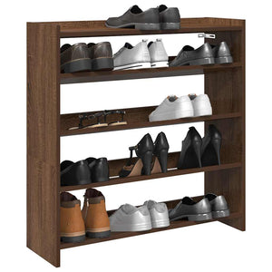 Schuhregal Braun Eichen-Optik