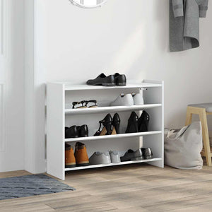Schuhregal Weiß Holzwerkstoff 80 cm