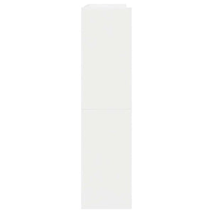 Schuhregal Weiß Holzwerkstoff 80 cm