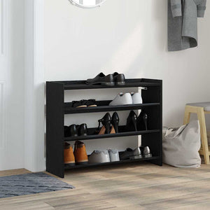 Schuhregal Schwarz 80 cm
