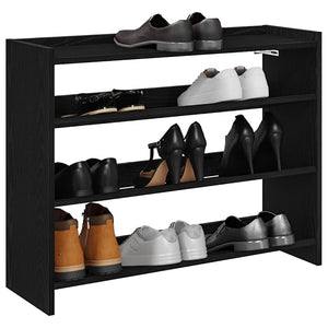 Schuhregal Schwarz 80 cm