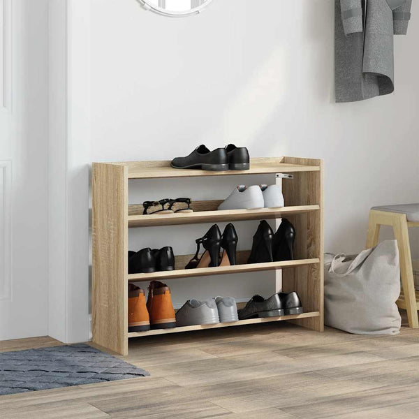 Schuhregal Sonoma-Eiche, 80 cm