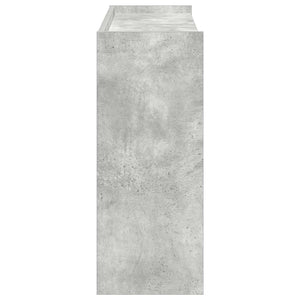 Schuhregal Betongrau 80cm