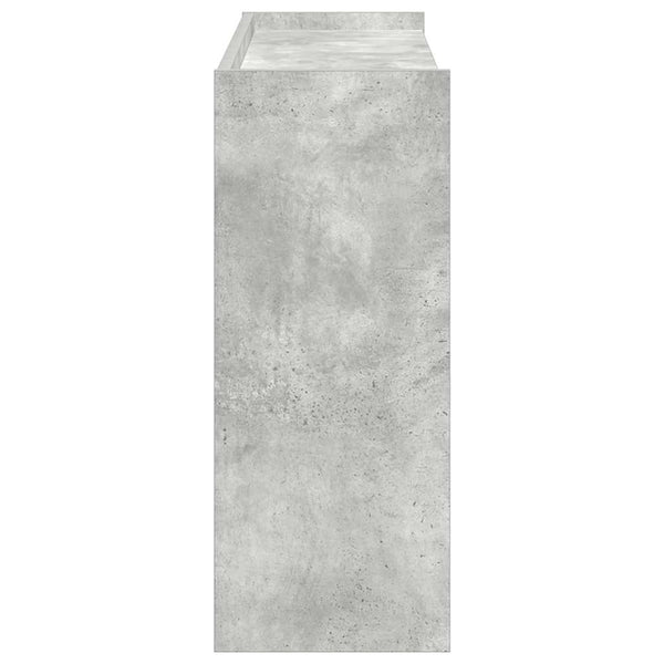 Schuhregal Betongrau 80cm