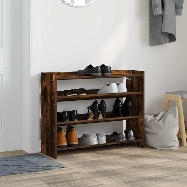 Schuhregal Räuchereiche 80 cm