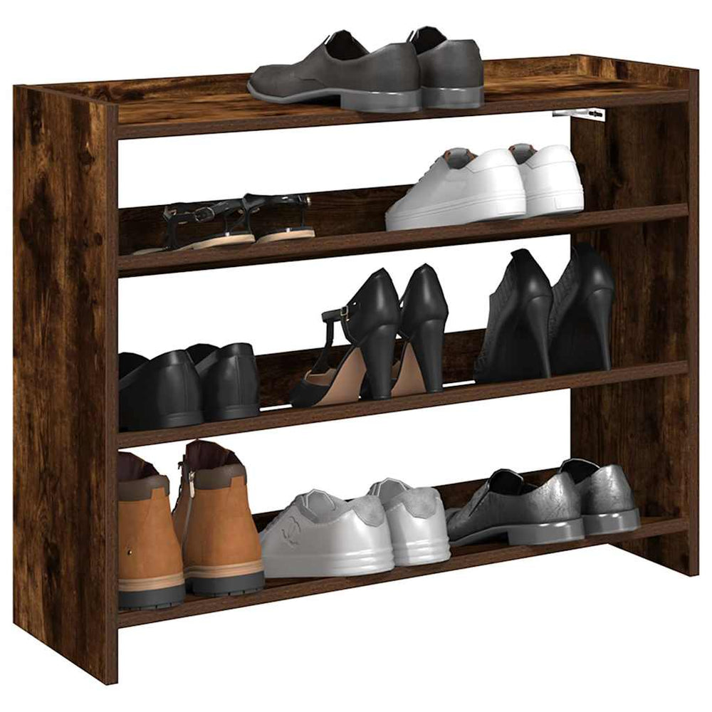 Schuhregal Räuchereiche 80 cm