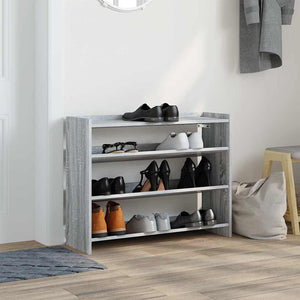 Schuhregal Grau Sonoma 80 cm