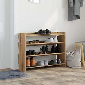 Schuhregal Artisan Eiche 80x25x62 cm