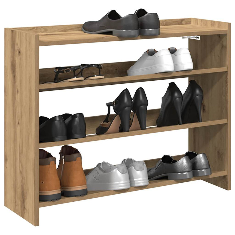 Schuhregal Artisan Eiche 80x25x62 cm