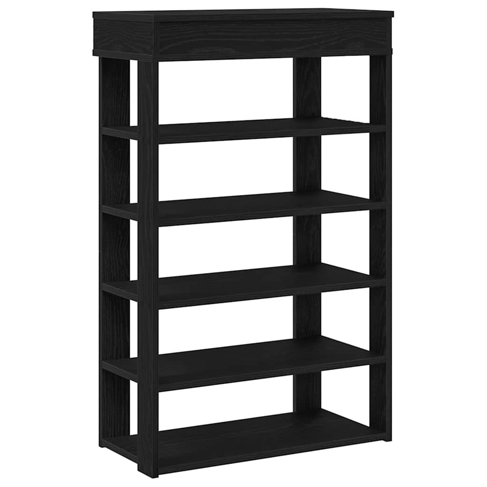 Schuhregal Schwarz 60x30x98 cm