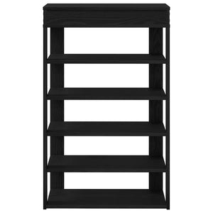 Schuhregal Schwarz 60x30x98 cm