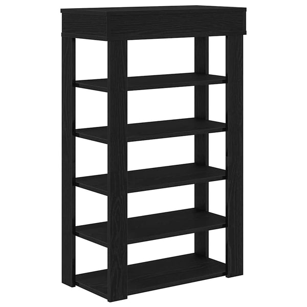 Schuhregal Schwarz 60x30x98 cm