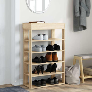 Schuhregal Sonoma Eiche 60x30x98 cm
