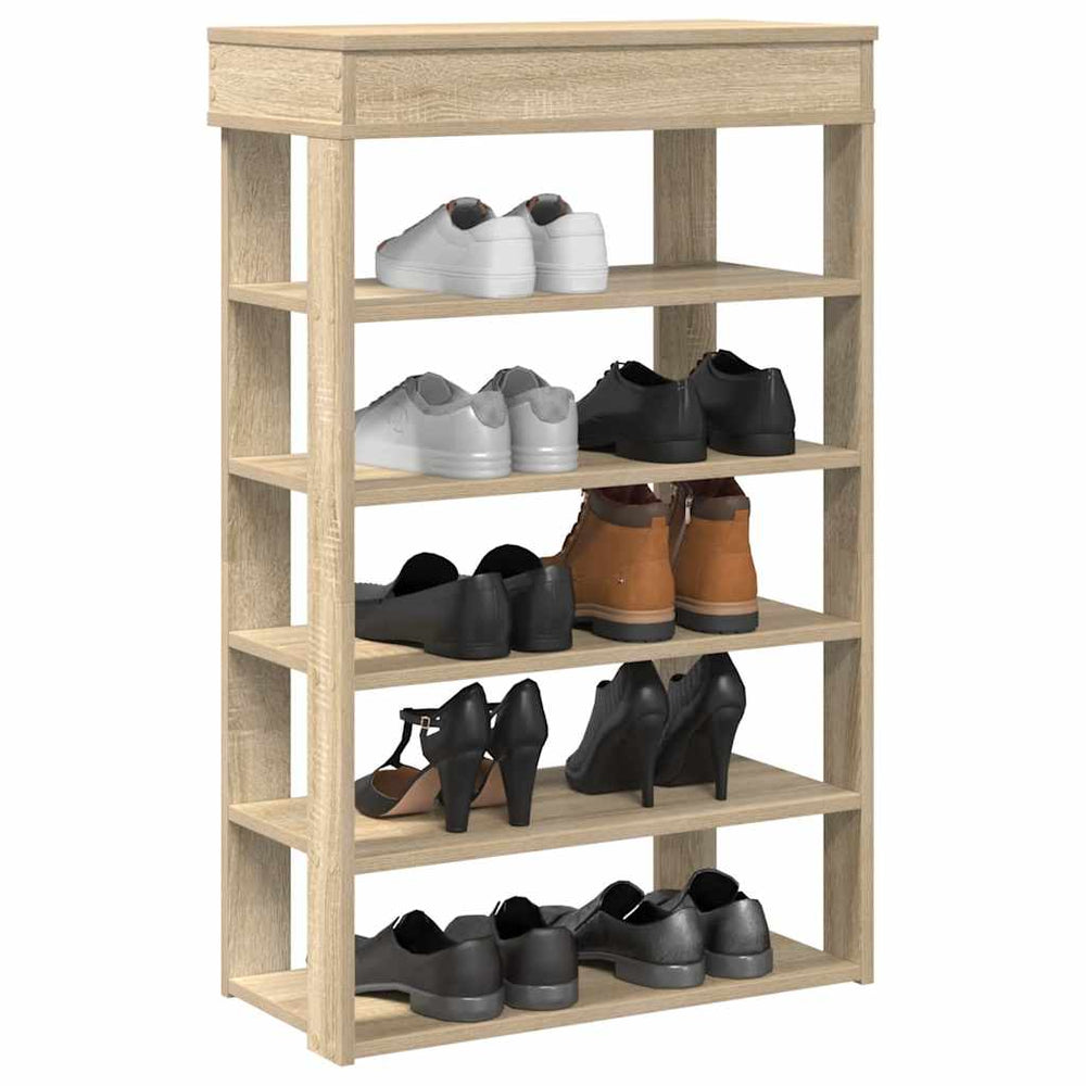 Schuhregal Sonoma Eiche 60x30x98 cm