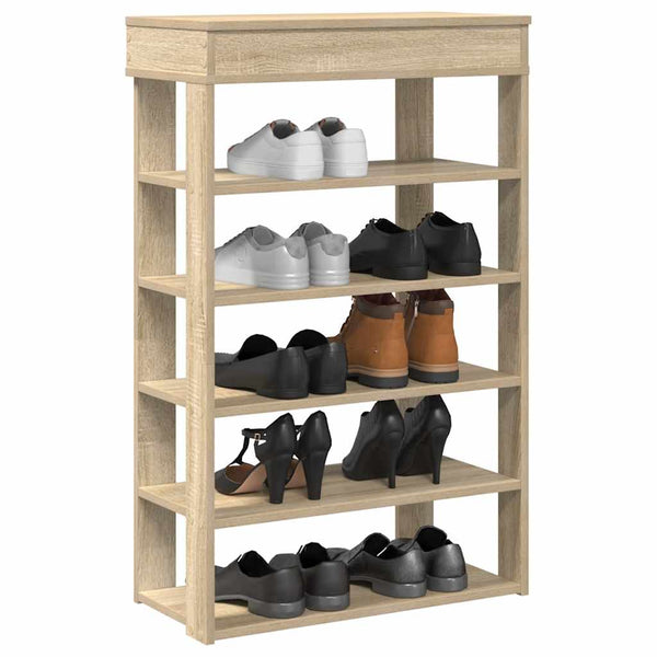 Schuhregal Sonoma Eiche 60x30x98 cm