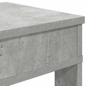 Schuhregal Betongrau 60x30x98 cm
