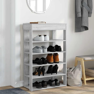 Schuhregal Grau Sonoma 60x98 cm
