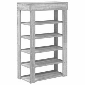 Schuhregal Grau Sonoma 60x98 cm