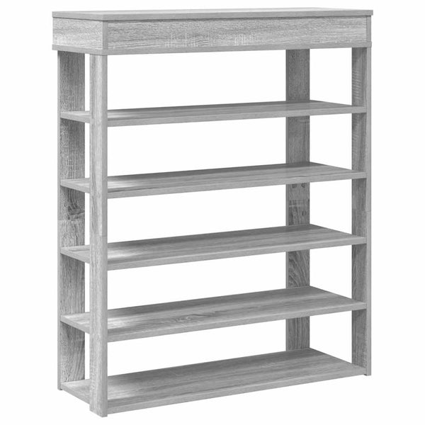 Schuhregal Grau Sonoma 80x98 cm