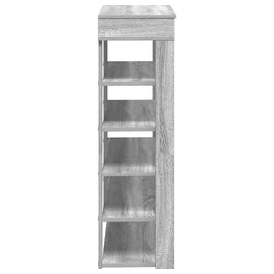 Schuhregal Grau Sonoma 80x98 cm