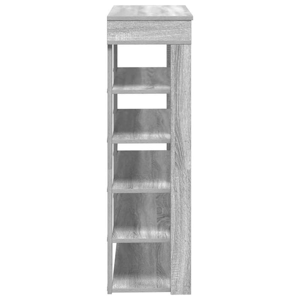Schuhregal Grau Sonoma 80x98 cm