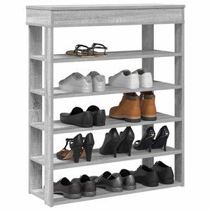 Schuhregal Grau Sonoma 80x98 cm