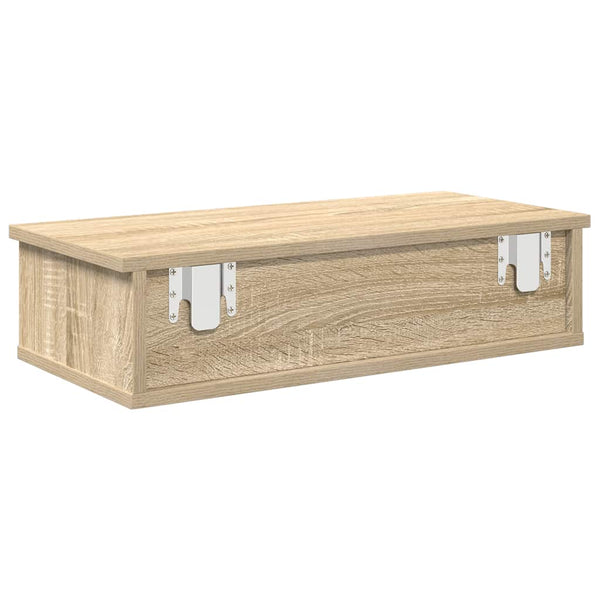Wandregal Sonoma Eiche mit Schubladen