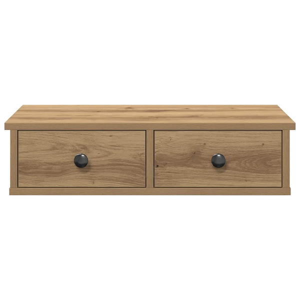 Wandregal mit Schubladen, Artisan-Eiche, 60cm
