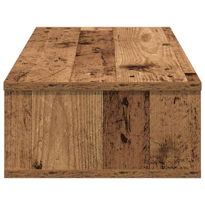 vidaXL Étagère murale avec tiroirs aspect bois recyclé 80x31x17 cm Bois d'ingénierie
