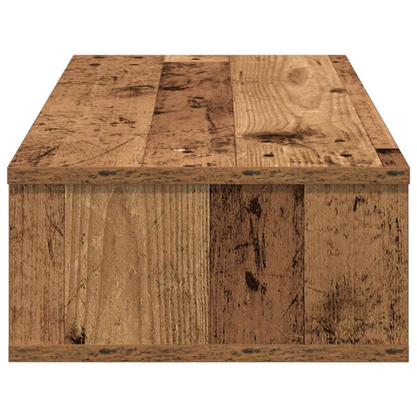 vidaXL Étagère murale avec tiroirs aspect bois recyclé 80x31x17 cm Bois d'ingénierie