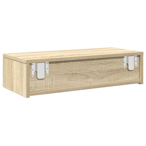 Wandregal Sonoma Eiche mit Schubladen 60 cm