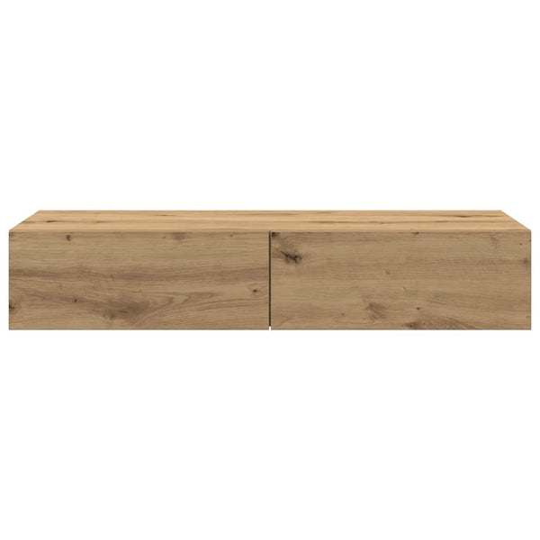 Wandregal Artisan-Eiche mit Schubladen