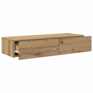 Wandregal Artisan-Eiche mit Schubladen