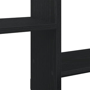Würfelregal mit 5 Fächern, Schwarz