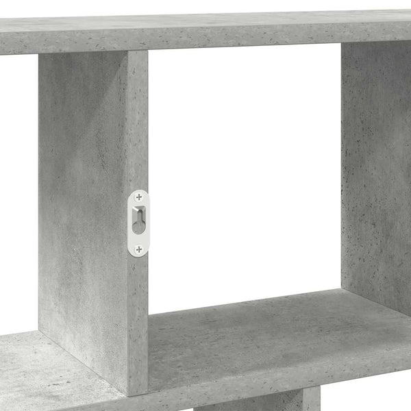 Würfelregal Betongrau, 12 Fächer