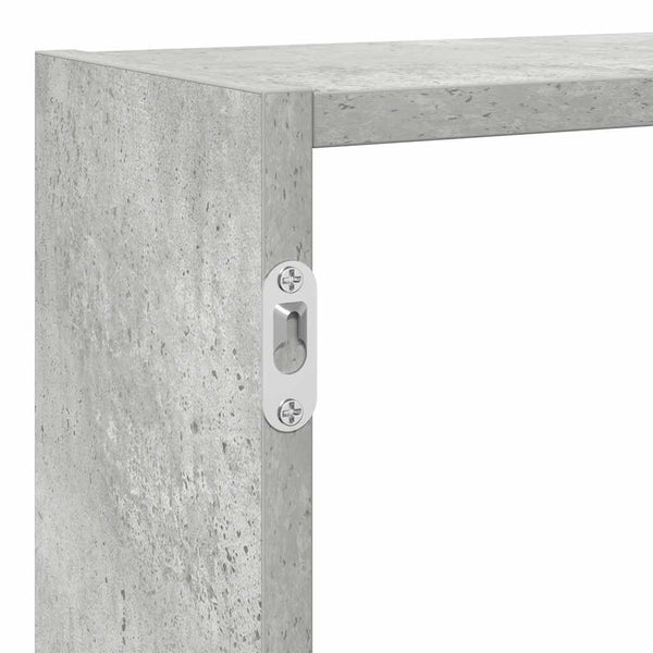 Würfelregal Betongrau, 7 Fächer