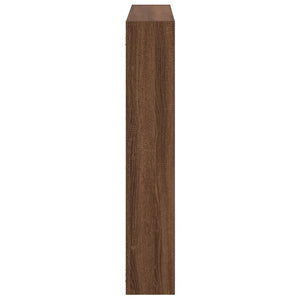 Würfelregal Braun Eichenoptik, 7 Fächer