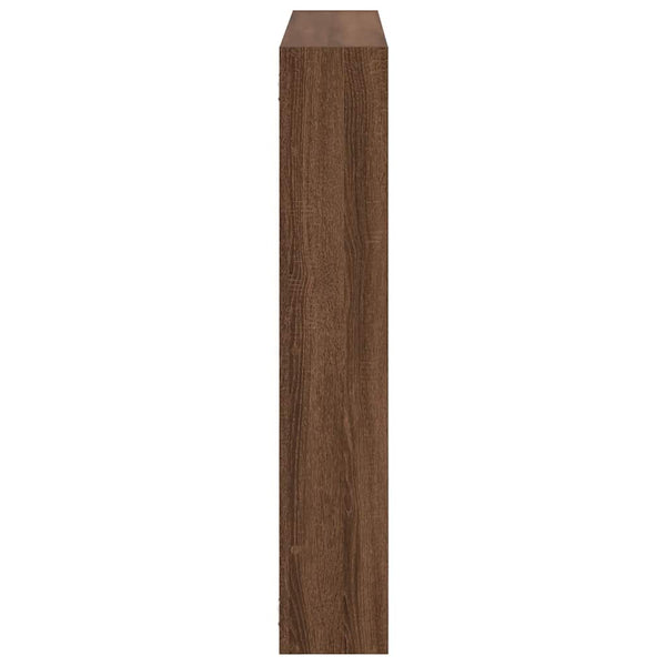 Würfelregal Braun Eichenoptik, 7 Fächer