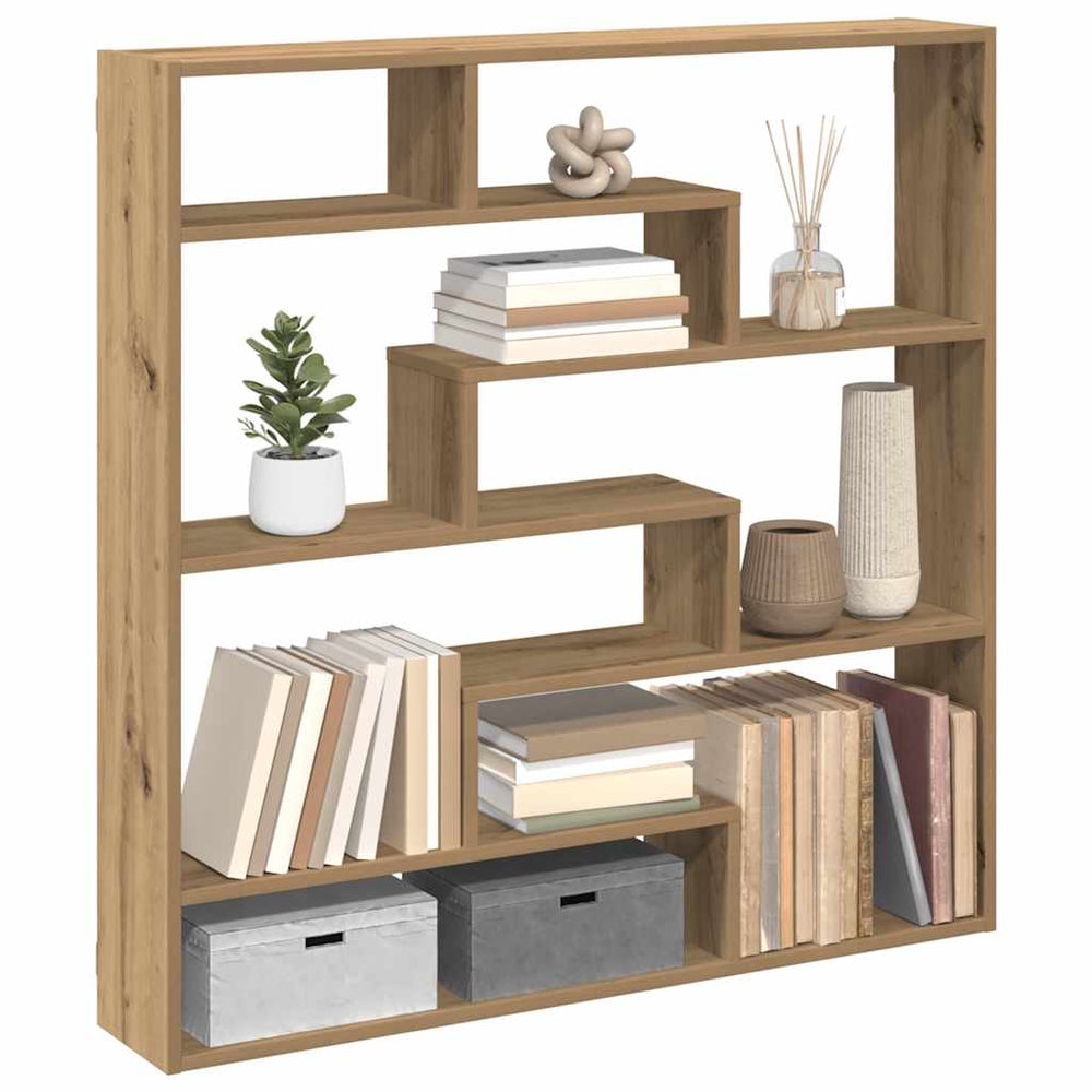 vidaXL Cube Storage Unit 7 Compartments Artisan Oak Engineered Wood