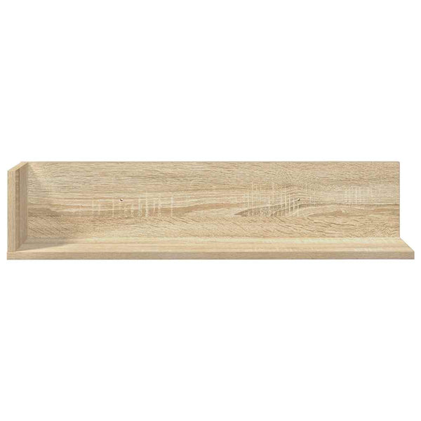Wandregale 2er Set Sonoma Eiche 75cm