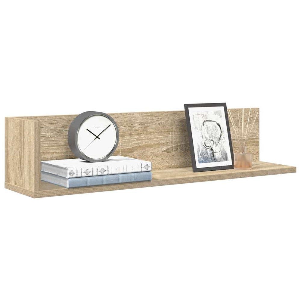 Wandregale 2er Set Sonoma Eiche 75cm