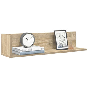 Wandregale 2er Set Sonoma Eiche 75cm