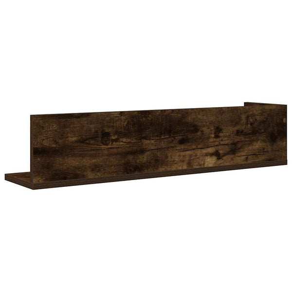 Wandregale 2er Set Räuchereiche 75cm