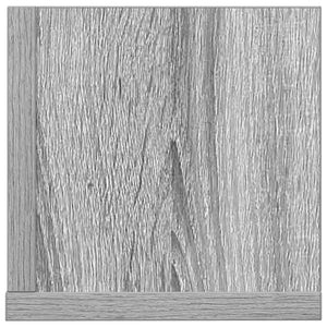 Graue Wandregale, 2er Set, 75 cm