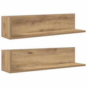 Wandregale 2er Set Artisan Eiche 75 cm