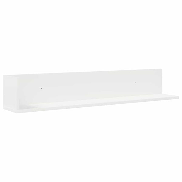 Weiße Wandregale, 2er Set, 100 cm