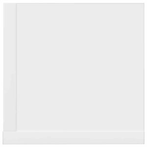 Weiße Wandregale, 2er Set, 100 cm