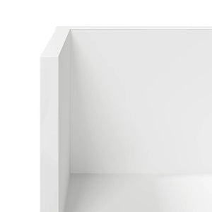 Weiße Wandregale, 2er Set, 100 cm
