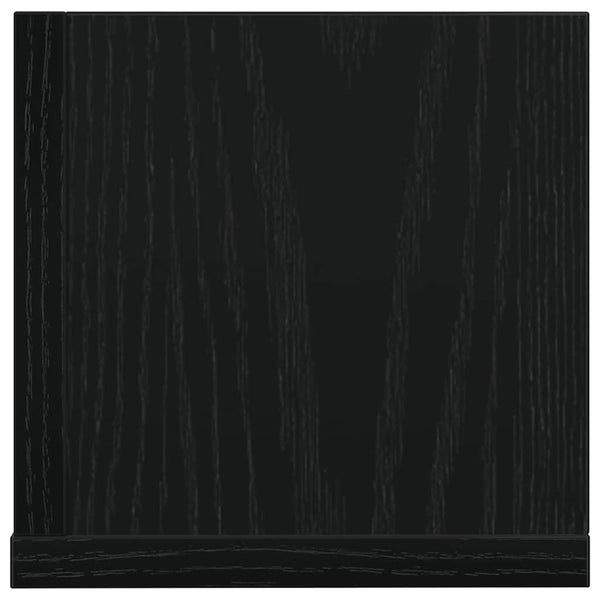 Schwarze Wandregale, 2er Set, 100 cm