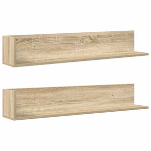 Wandregale Sonoma-Eiche, 2er Set